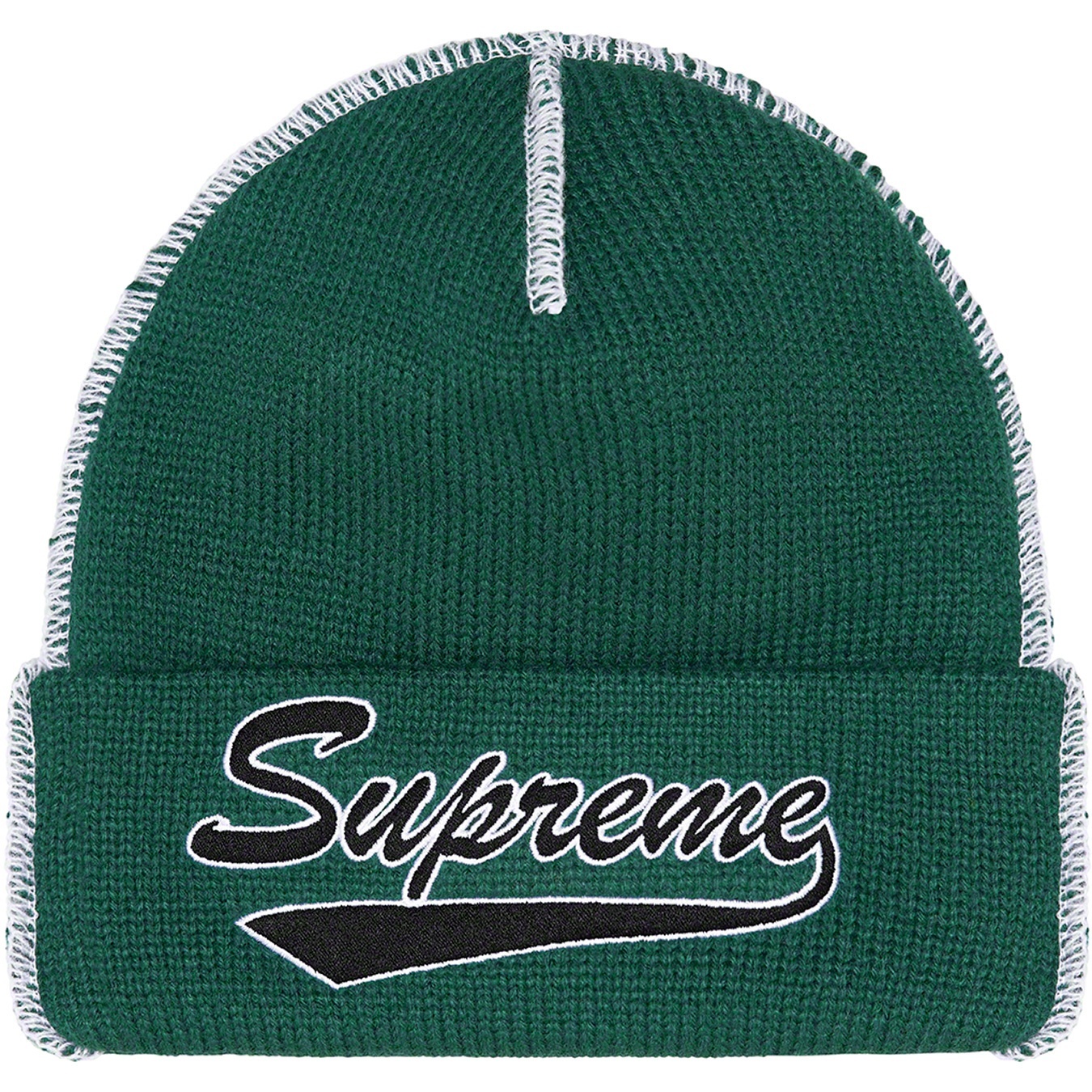 Contrast Stitch Beanie view 5